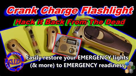 How to Fix a Dead Crank Charge Flashlight .